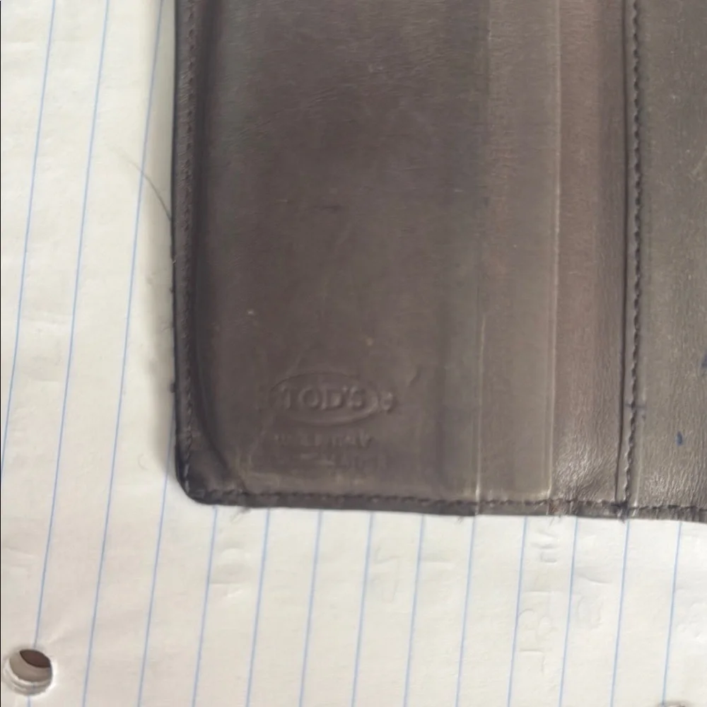 Tod'S Men's grey Leather Wallet